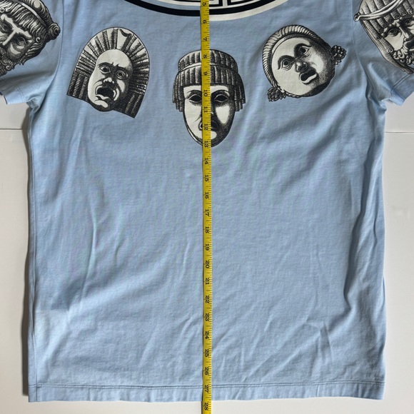 Versace Greek Balletto sky blue t-shirt - Medium - Picture 5 of 10